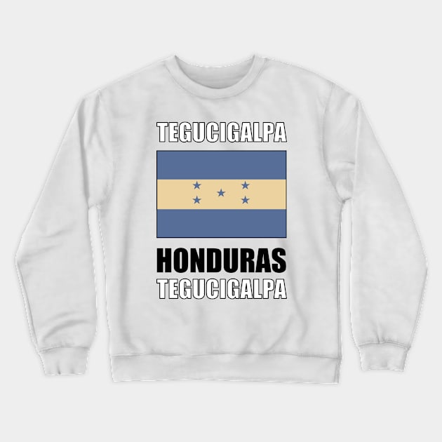 Flag of Honduras Crewneck Sweatshirt by KewaleeTee